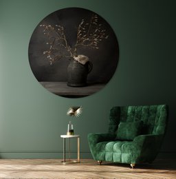 Círculo de Pared - Mesa Magnolia - Calidad Premium Dibond