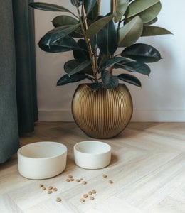 Keramische voerbak Fennec - maat S