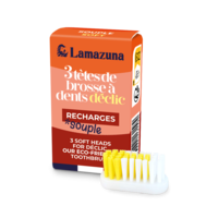 Refill 3 Soft toothbrush heads