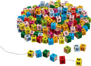 Letterdobbelsteentjes