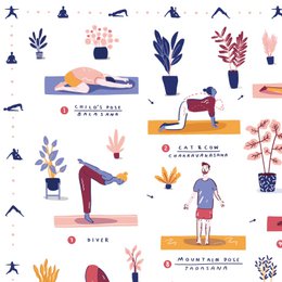 Yoga Impression artistique