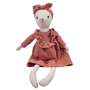 Lappenpop “Karla de kat” groot 40 cm