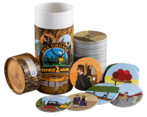 Creative gift memo thinking game | memory game | Memory game: Forget2Not in the Black Forest by DeinDesignWerk