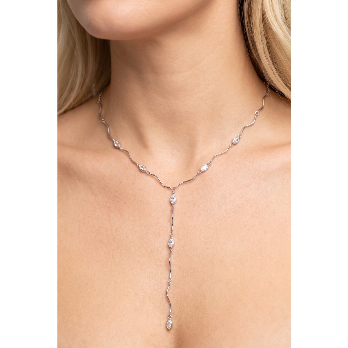 Collier Y en acier inoxydable