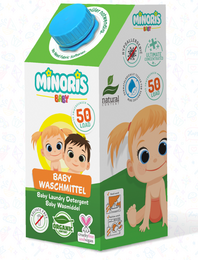  Baby laundry detergent, 1L, 50 loads, gentle formula, safe for baby clothes, hypoallergenic, no harsh chemicals, eco-friendly.