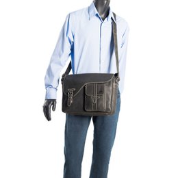 Umhängetasche Damen - Umhängetasche Herren - Umhängetasche Leder - Briefträgertasche Leder - 3 verschiedene Lederfarben