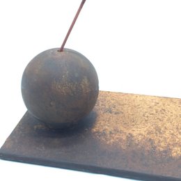 Industrial Incense Holder "Rusty Universe °3"