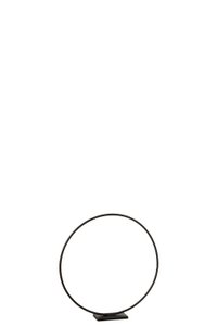 J-Line ring On Foot ring decoration - metal - black - S