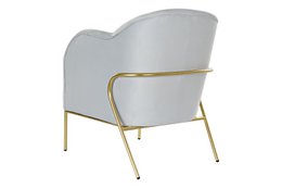 BUTACA POLIESTER METALL 62X75X85 AZUL CELESTE MB190878