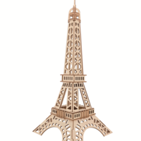 Building kit Eiffel Tower - wood