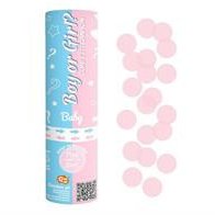 Genderreveal Konfettikanone Mini PINK