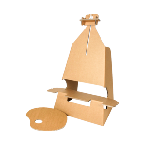 Cardboard Painting Easel for on the Table