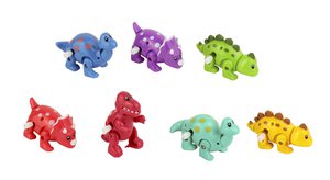 Geanimeerde DINOSAURS (24 stuks) - Speelgoed met opwindmechanisme