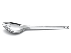 Proeflepel / vork van roestvrij staal