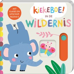 Colorful children's book with an elephant and other animals in a wilderness setting. Features bright illustrations and simple text to engage young readers.
