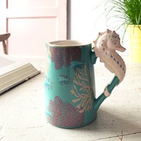 Coral Seahorse Jug