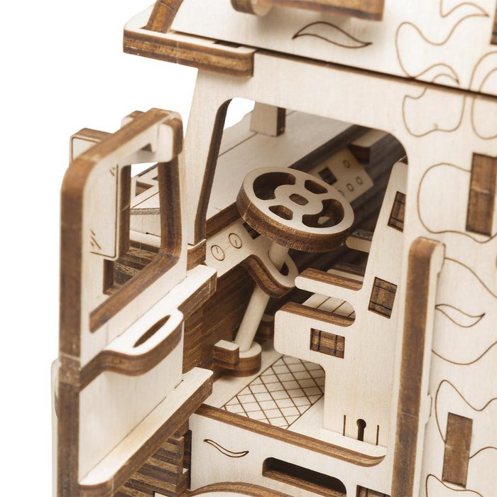 EWA Eco-Wood-Art - Auto D'Epoca In Legno - Puzzle Meccanico 3D Per Adulti E Ragazzi - 315 Pezzi, Senza Colla - 3