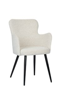 Oorfauteuil parelwit (Set van 2)