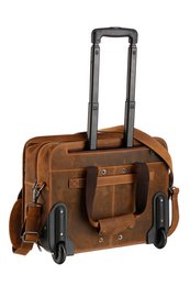 Vintage business trolley læder 1549-25