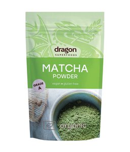 Matcha powder Grade A, organic, Dragon Superfoods, 100g