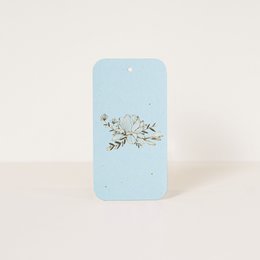 Label Botanical flowers