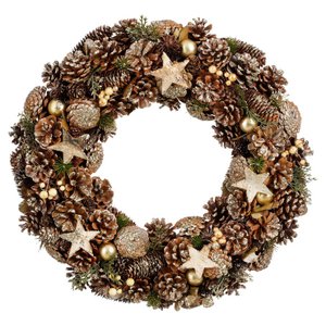Kerstkrans  Lichtbruin