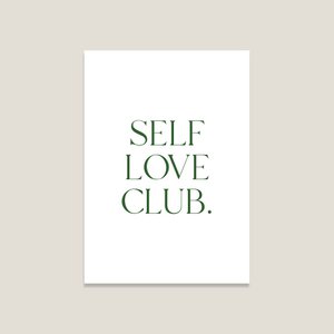 Postcard 'Self Love Club'