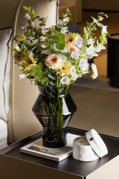 Moderne design vase, trendy topsælger, mørkegrå højkvalitets glas, CUZ11GR