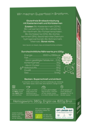 Glutenfreie Maronibrot Backmischung Dunkles Kürbis