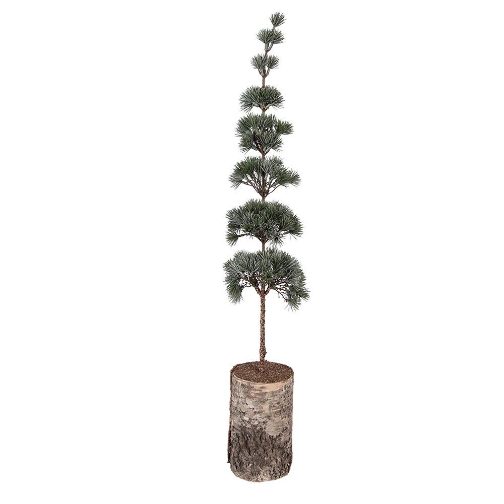 Mini Kunstkerstboom 15x15x80 cm Groen Hout