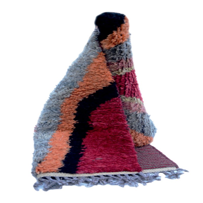 Tapis Moelleux Berbère Cornell Rouge