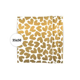 XL Solo Hearts '25 Zijdepapier 100vel