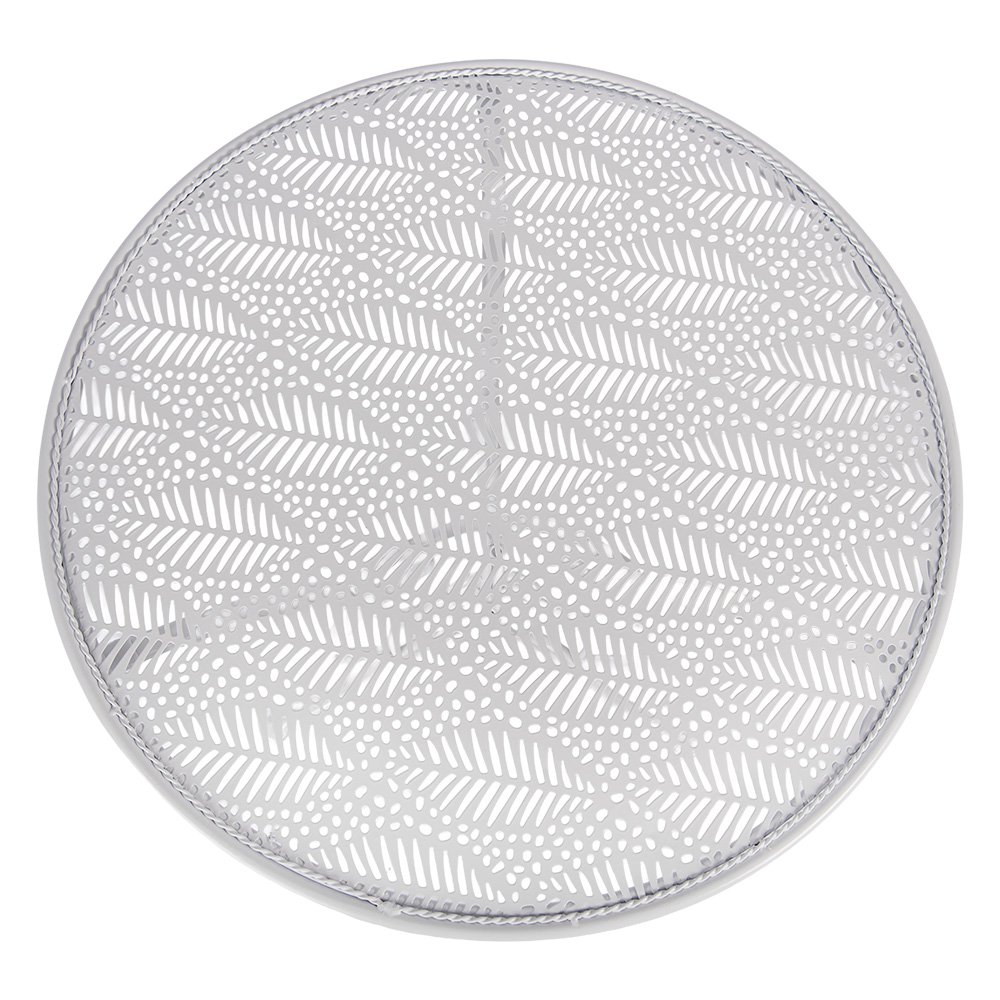Bistroset Bistrotafel Bistrostoel 3-delig Ø 60x70 / 50x40x93 cm Wit Metaal