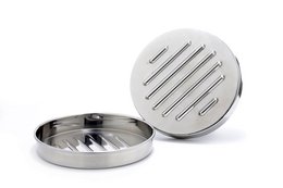 Stainless steel burger press