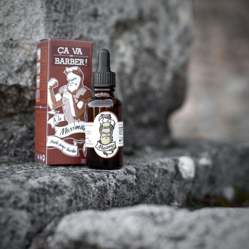 Huile pour barbe bio "à la Maximus" - 30 ml