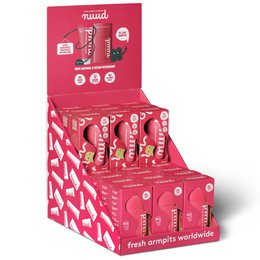  Deodorant starter pack with The Stick, featuring a fresh, simple design in a vibrant red color.