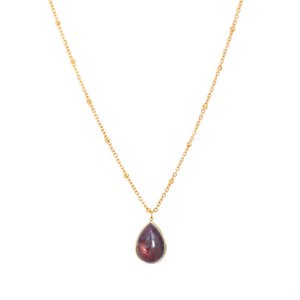 Gouden ketting sapphire