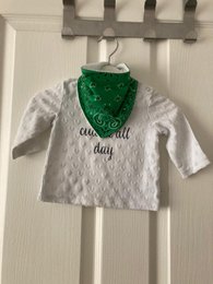Drool scarf Paisley Green