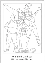 I YOU WE - Votre livre de coloriage comprenant des crayons de couleur chair