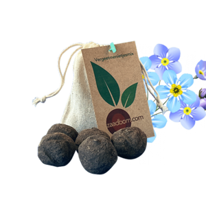 5 Samenbomben in einer Tüte: Vergissmeinnicht-Mix