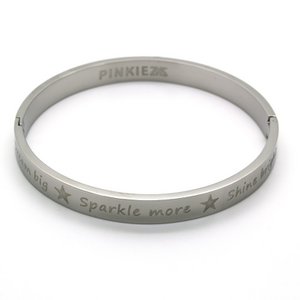 Pinkiezz quote bracelet