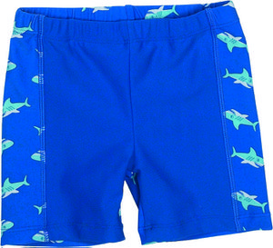 UV-Schutzshorts Hai - blau