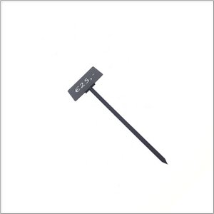 Price pin - black -30 cm - 25 pieces