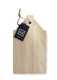 Rectangular wooden serving platter made of beech wood, measuring 35 x 20 cm, with a simple and minimalist design.