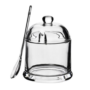 MODERNE KÜCHE Zuckerdose mit Löffel 290 ml 8,8 x 9,5 x 12 cm