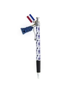 Pen Delft blue with a house