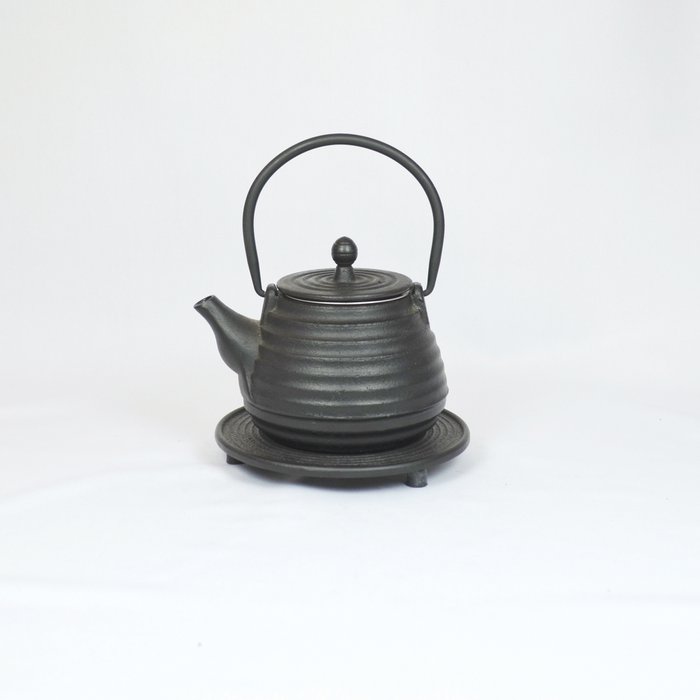 Nabe cast iron teapot, coffee pot 0.5l black with saucer Online