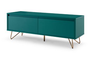 Lowboard met lade en vouwvak, mat