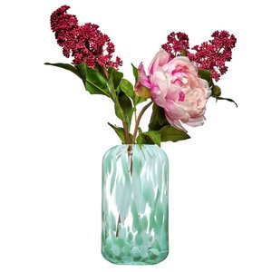 Lava Green Glass Vaas - Decoratieve vaas