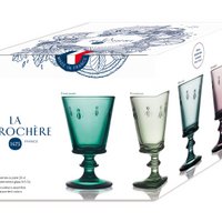 WINE/WATER GLASS 24 CL ASSORTED COLOR ABEILLE